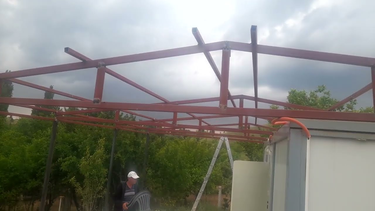 KONTEYNER ÇATI YAPIMI