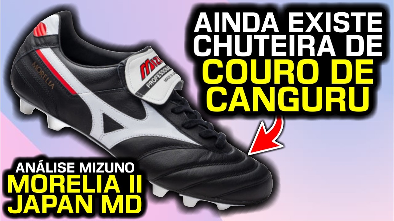 Clássica e MUITO CONFORTÁVEL! - Análise chuteira campo Mizuno Morelia 2 Japan MD