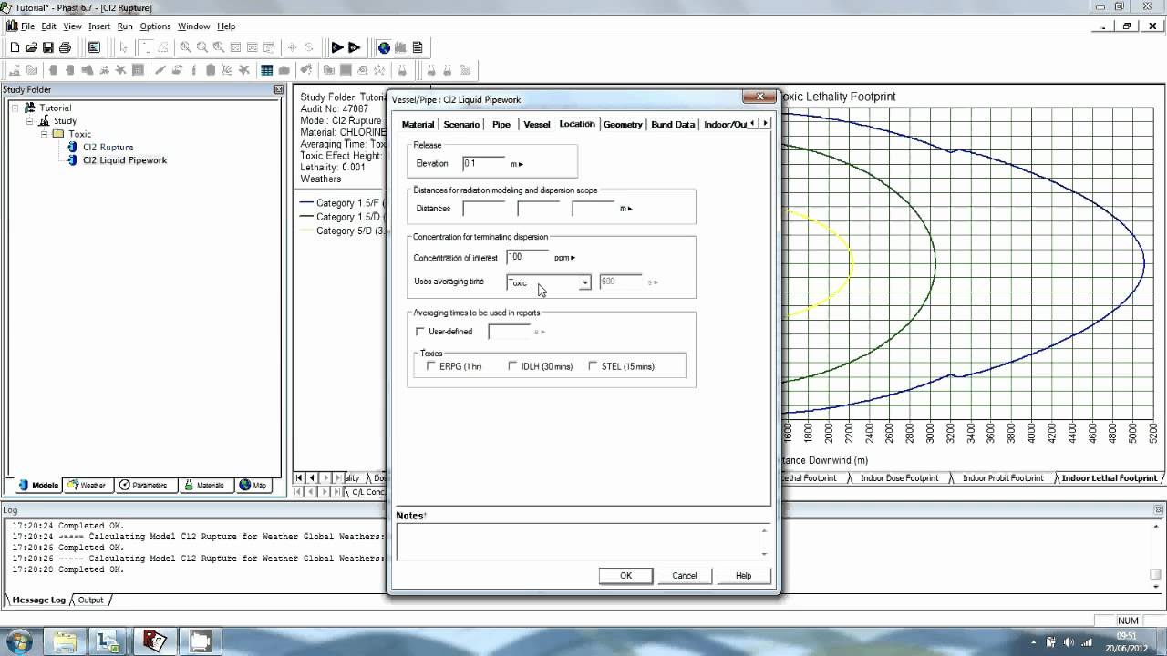 Phast 6.7 Tutorial - Chapter 3 - Performing the Consequence Analysis