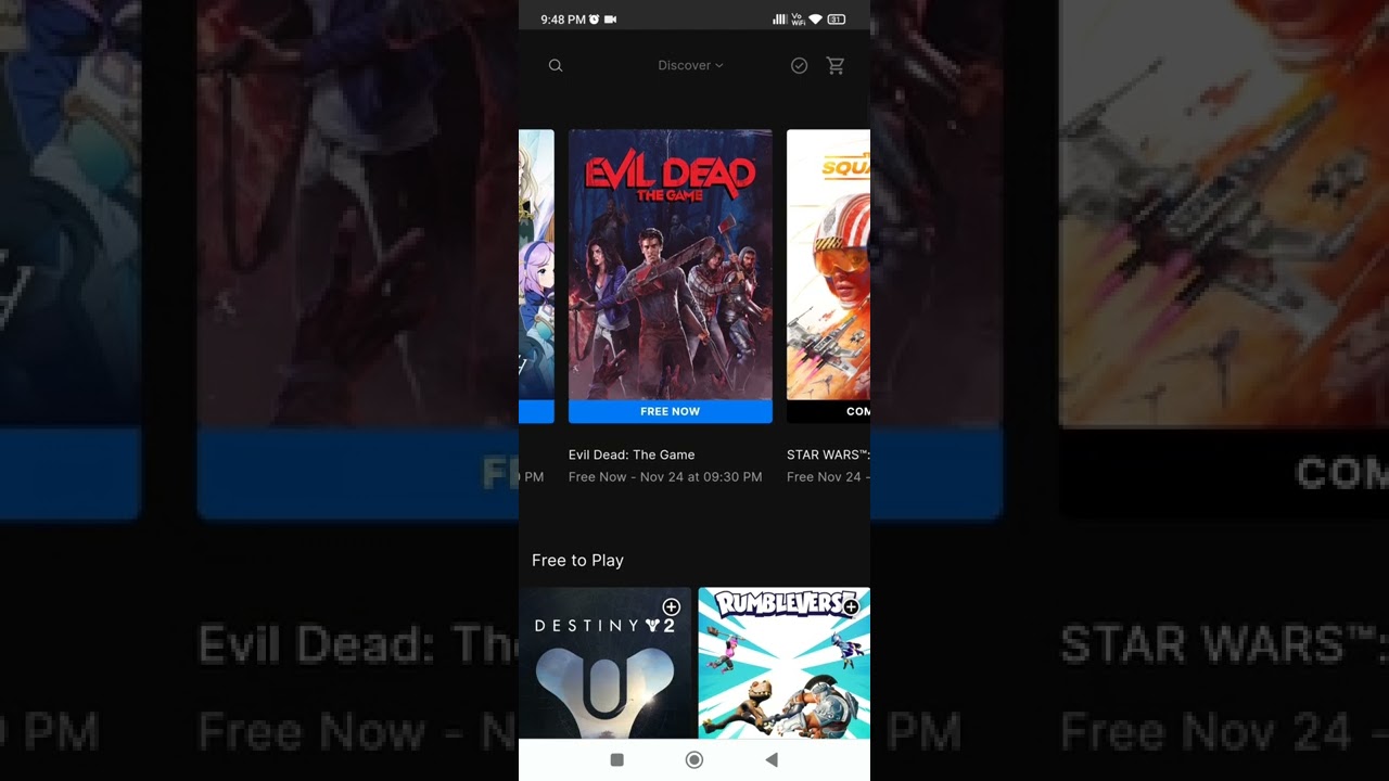 Evil Dead Game is free in epic Store