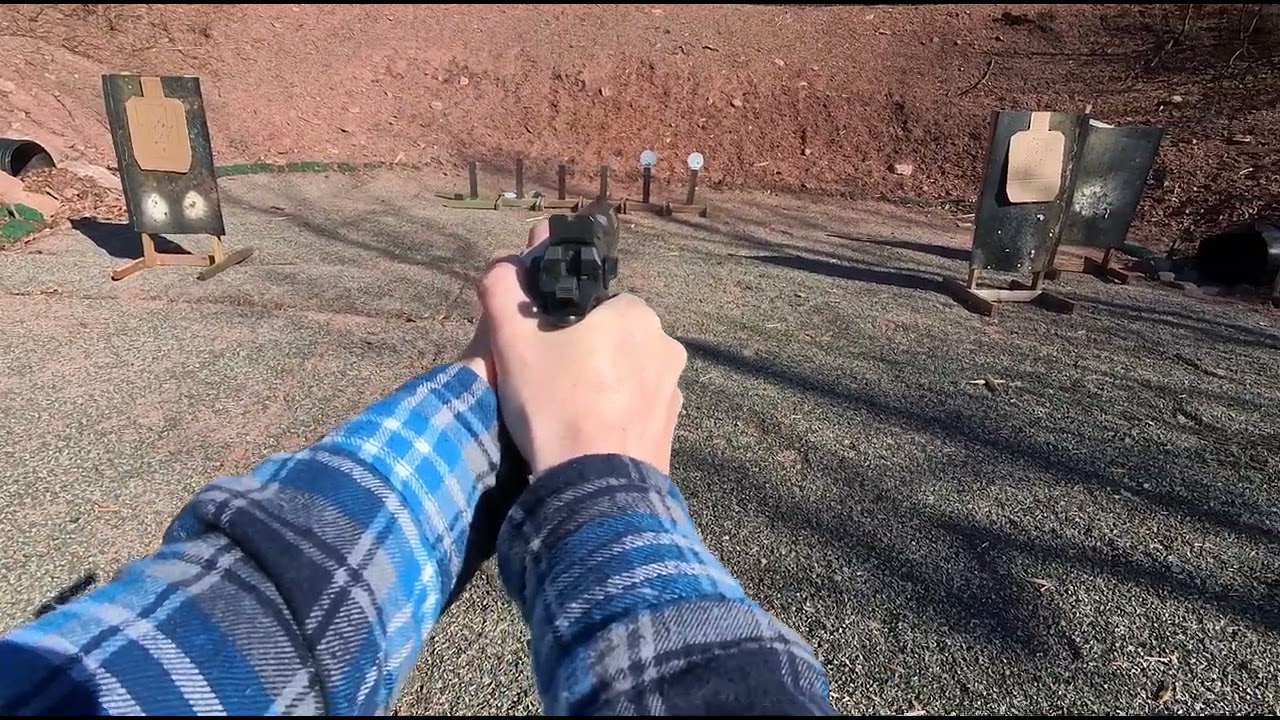 DIY USPSA Classifier Paper Poppers with CZ TS2 Orange