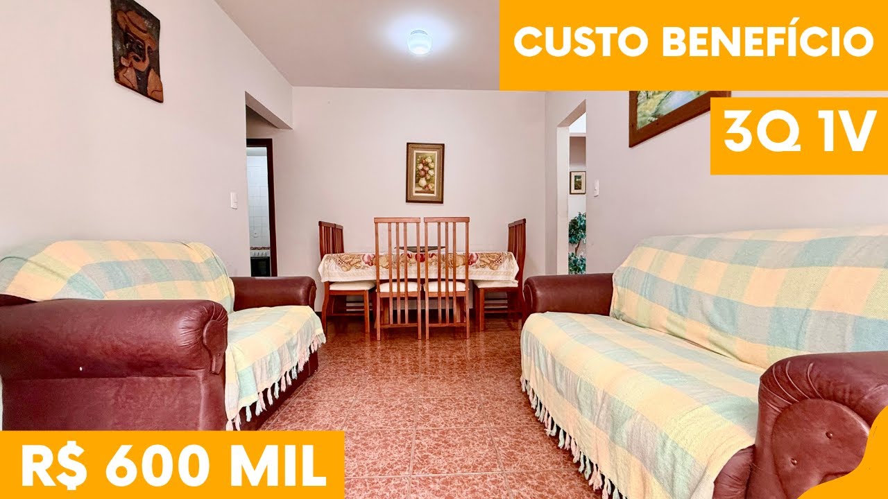 R$ 600 mil. Apartamento de 3 quartos em excelente localização. Praia do Morro, Guarapari-ES