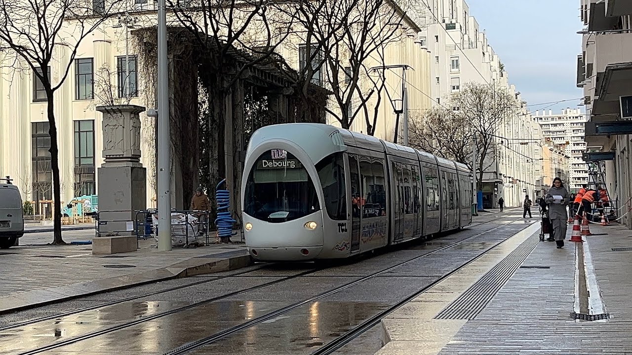 Marche à blanc du prolongement du tramway T6 de Lyon 