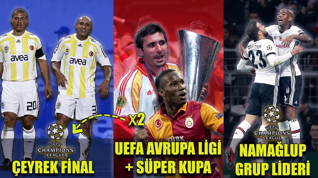 AVRUPADA EN BAŞARILI TÜRK TAKIMI KİM? / Kupalar, En Farklı Galibiyetler, Yenilgiler, Rekorlar, Uefa