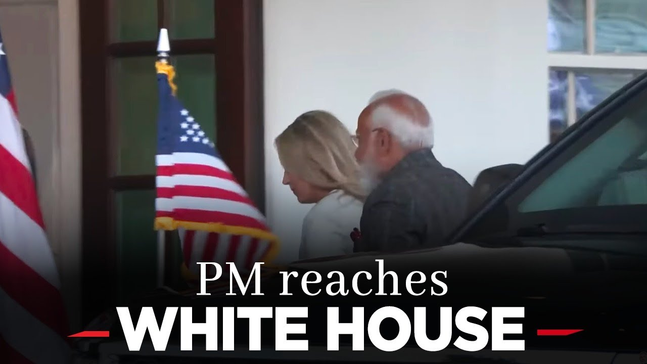 Live: PM Modi arrives at White House