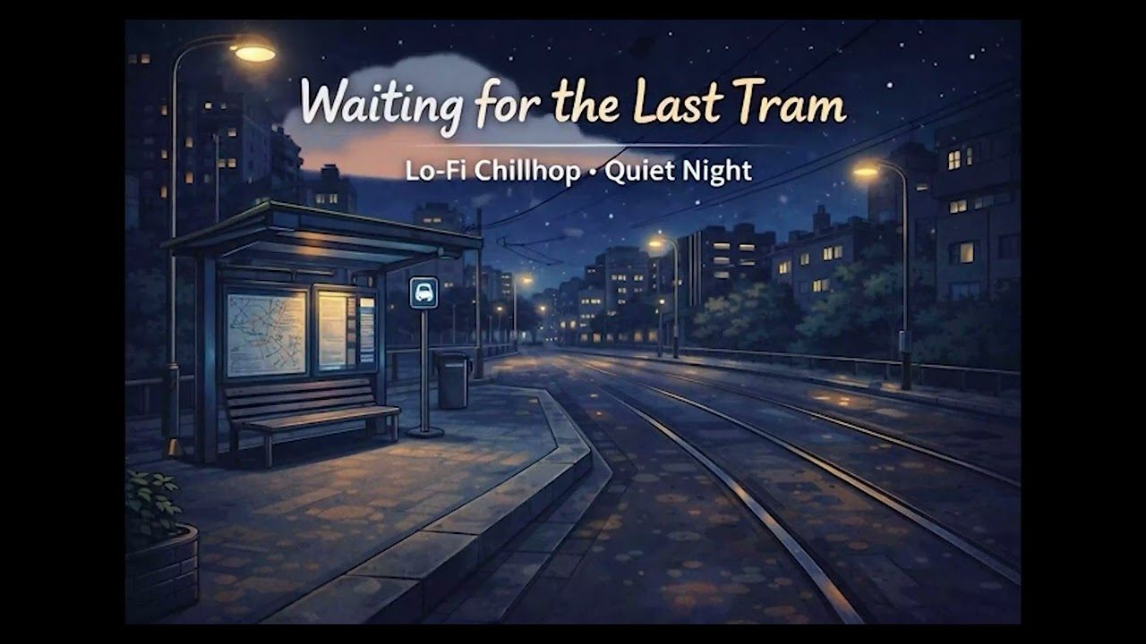 🌃🚋Waiting for the Last Tram — Lofi · Chillhop · Midnight Urban Vibes