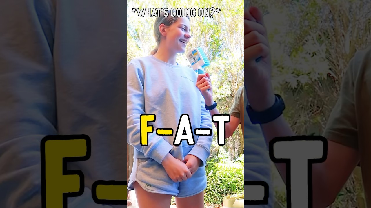 Spell &ldquo;FAT&rdquo; - Are you smarter than a YouTuber? 🧠 #norrisnuts
