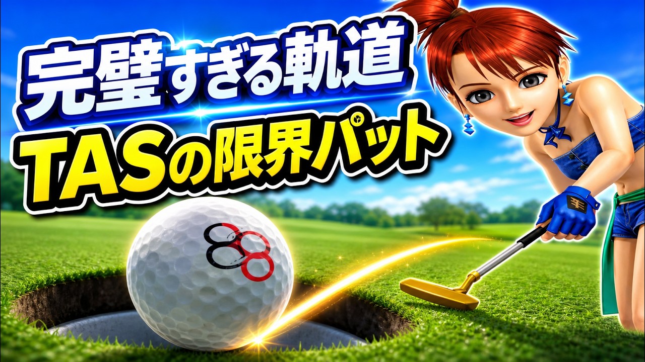 【TAS】1ミリも外さない神パット集｜みんなのゴルフ4