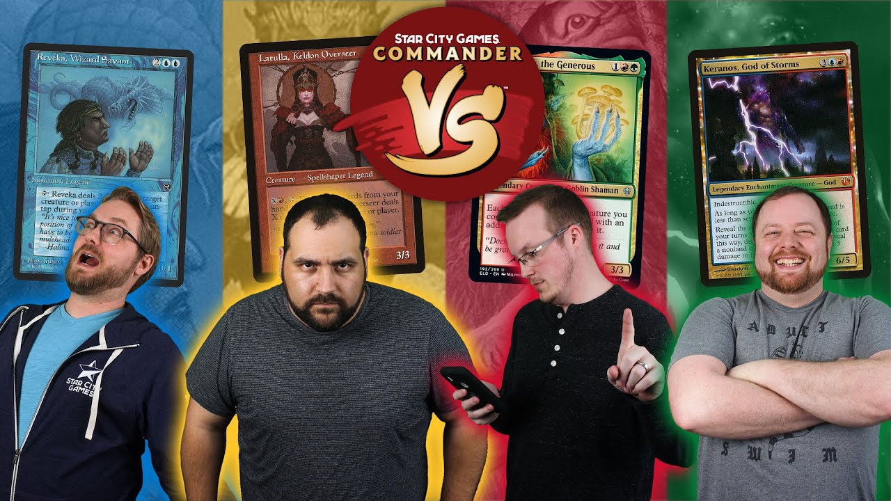 Commander VS #215: Reveka VS Latulla VS Grumgully VS Keranos (Full Episode) | MTG Gameplay