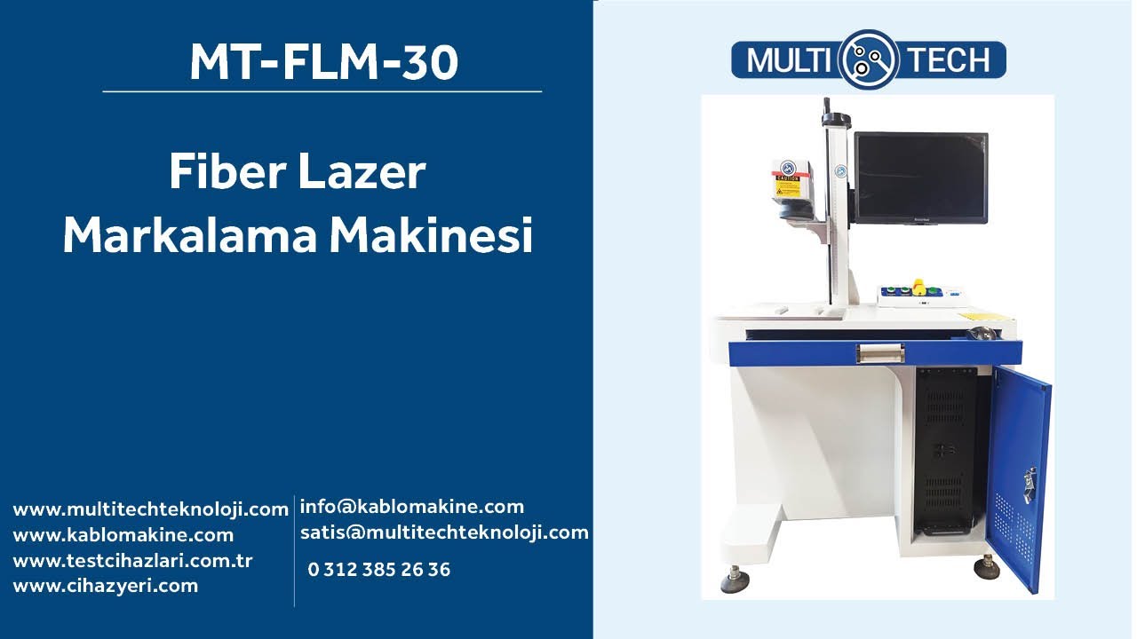 MT-FLM-30 Fiber Lazer Markalama Makinesi