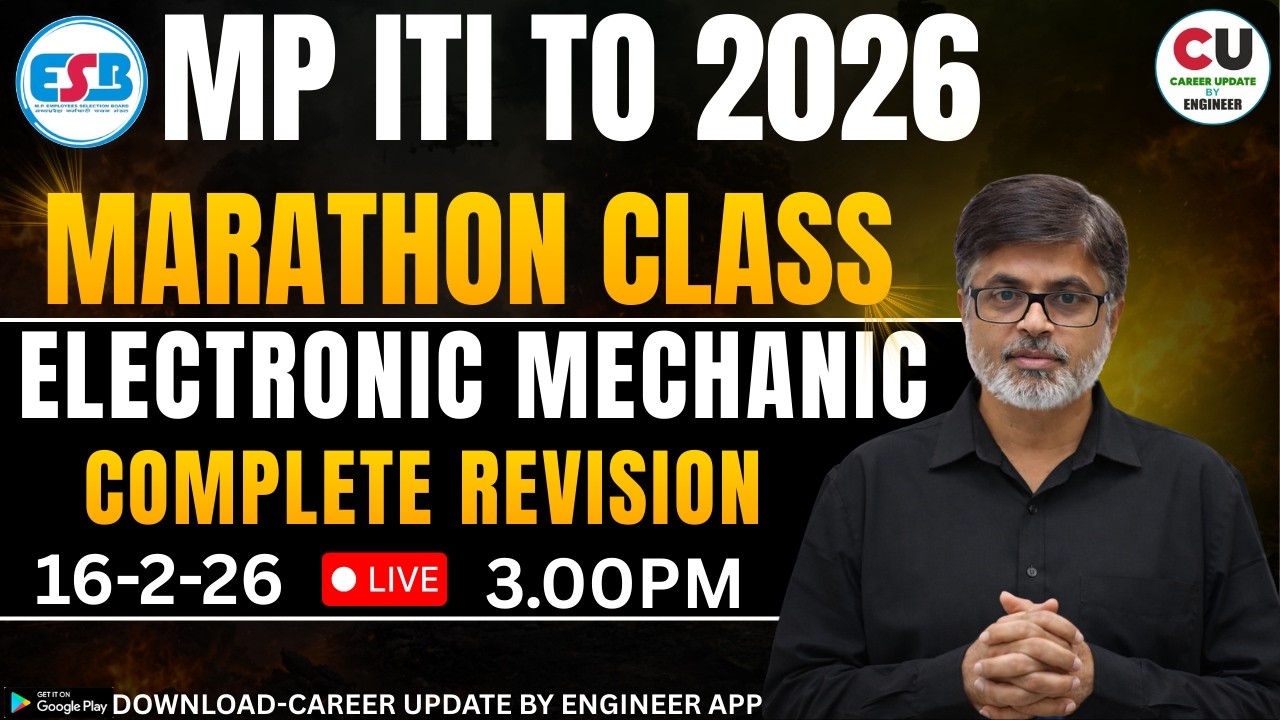 MP ITI TO Electronic Mechanic Marathon Class | MP ITI TO Electronic Mechanic classes | MP ITI TO
