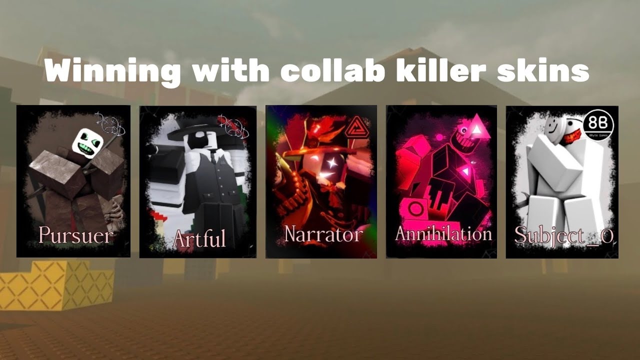 Server-wiping with collab killer skins in forsaken!