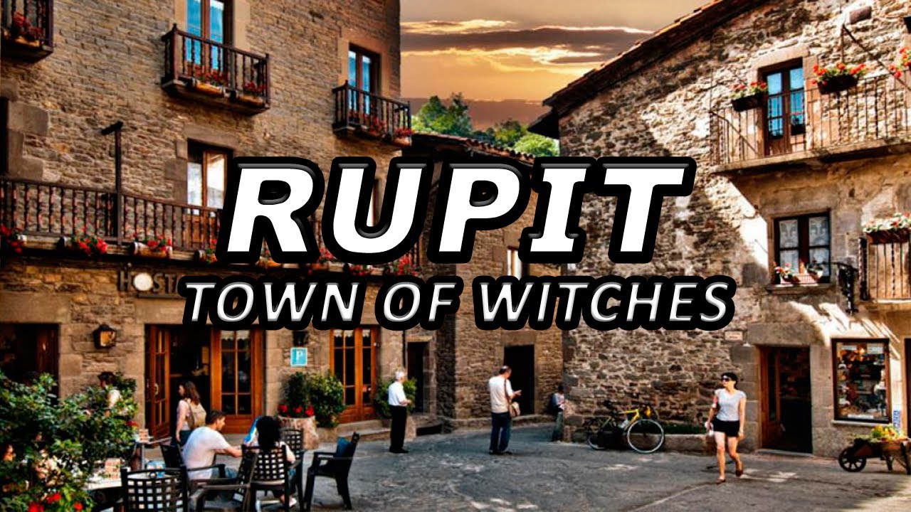 Rupit Walking! Lava Town of Witches in Catalonia. Spain