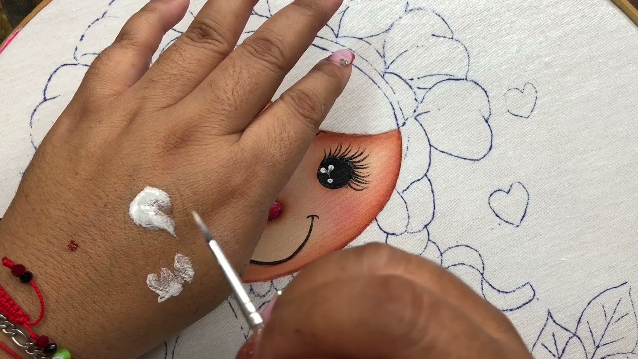 Como pintar muñeca lele video 1