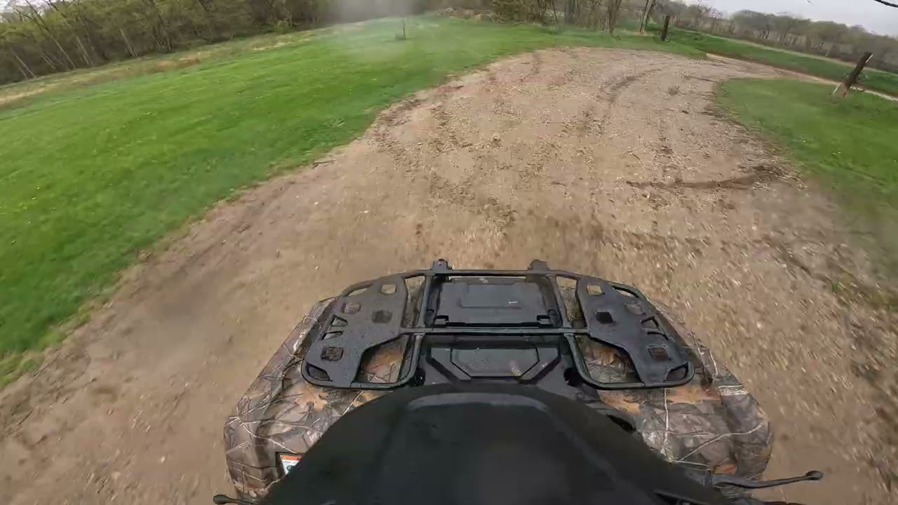 Honda Rancher 420 4x4 ripping it up