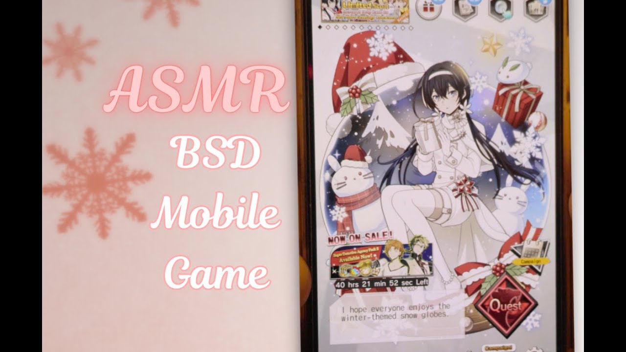 [ASMR Soft Spoken] Bungo Stray Dogs Mayoi Mobile Gameplay