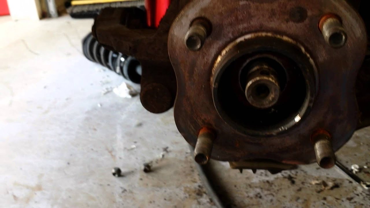 240sx Rear Hub Removal (simple version)