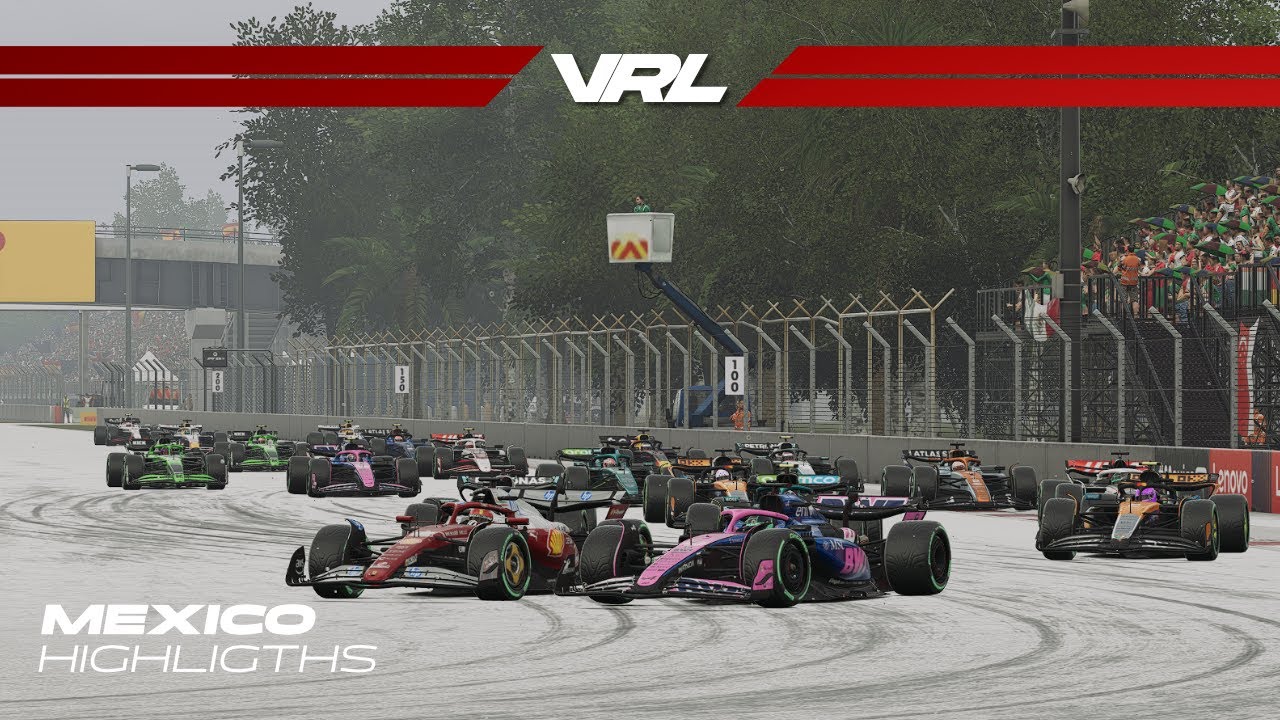 Velká Cena Mexika Highlights - R12 | VRL Tier 2 S2