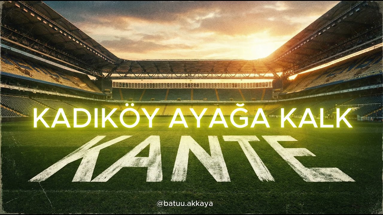 BABA GELDİ! Kanté Kadıköy Orta Sahada | Suno AI Müzik | 4K