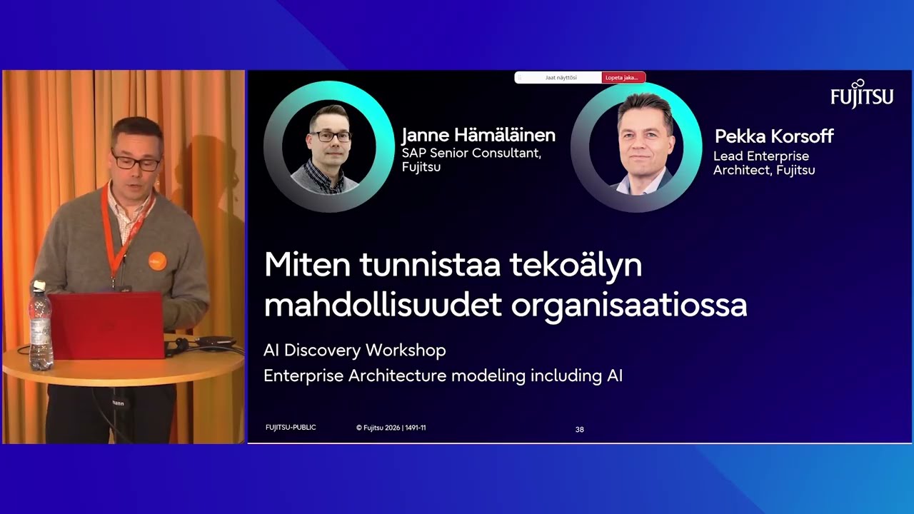 Janne Hämäläinen ja Pekka Korsoff: Tekoälyn mahdollisuudet organisaatiossa | Fujitsu SAP Business AI