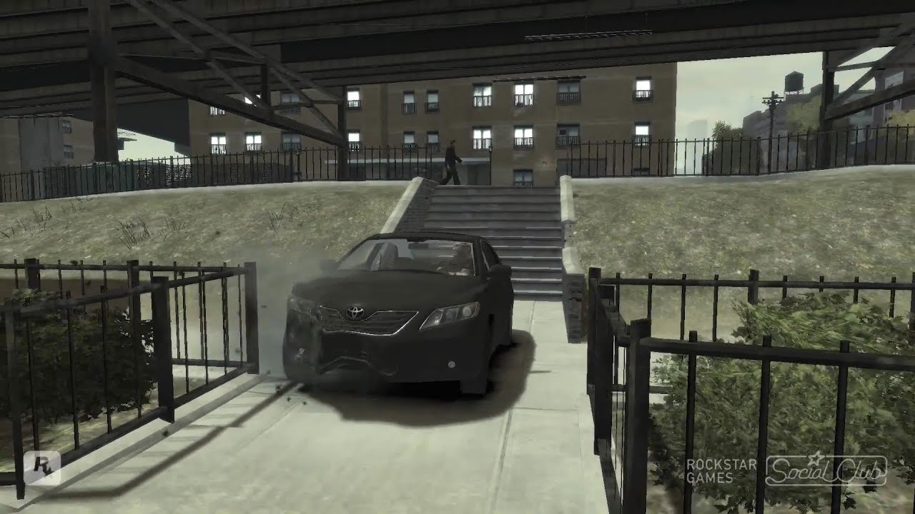GTA IV 2007 TOYOTA CAMRY XV40 CRASH TESTING HD