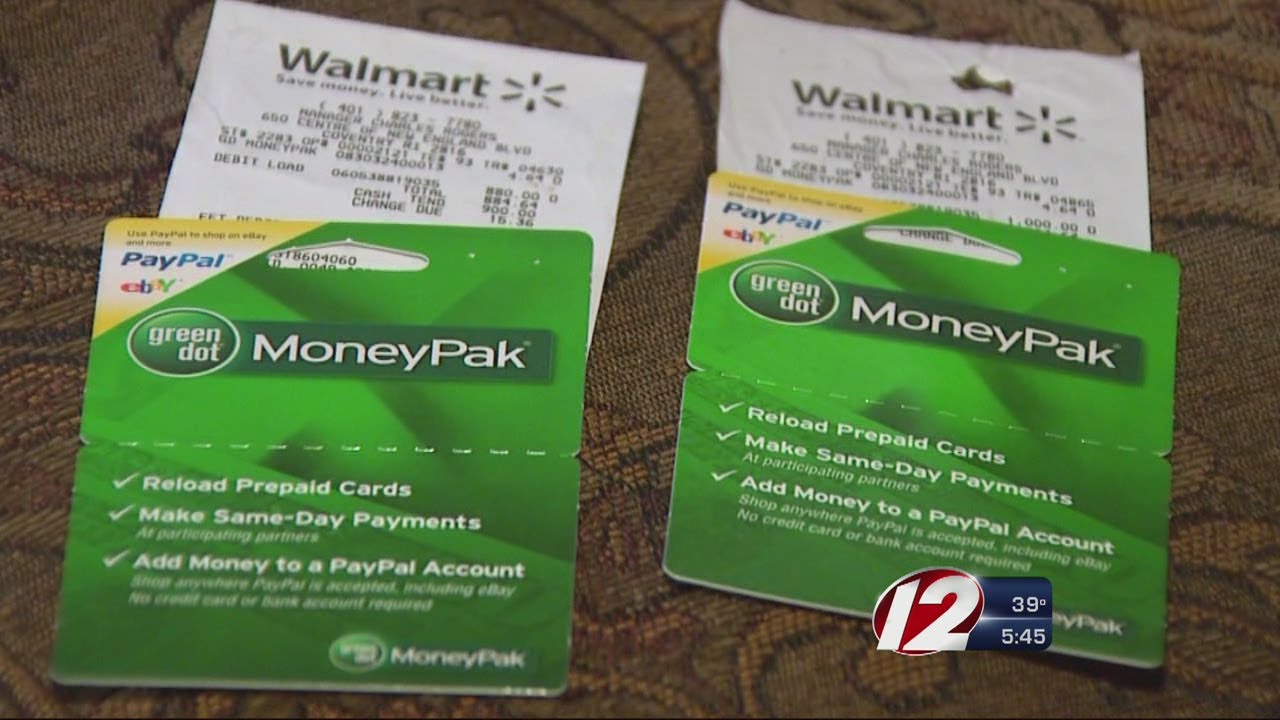 Scammers Utilizing Reloadable Debit Cards