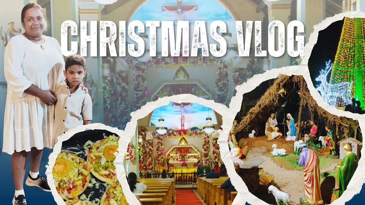 අපි මේපාර නත්තල සැමරුවේ මෙහෙමයි  - Christmas Vlog - VeggieMaster