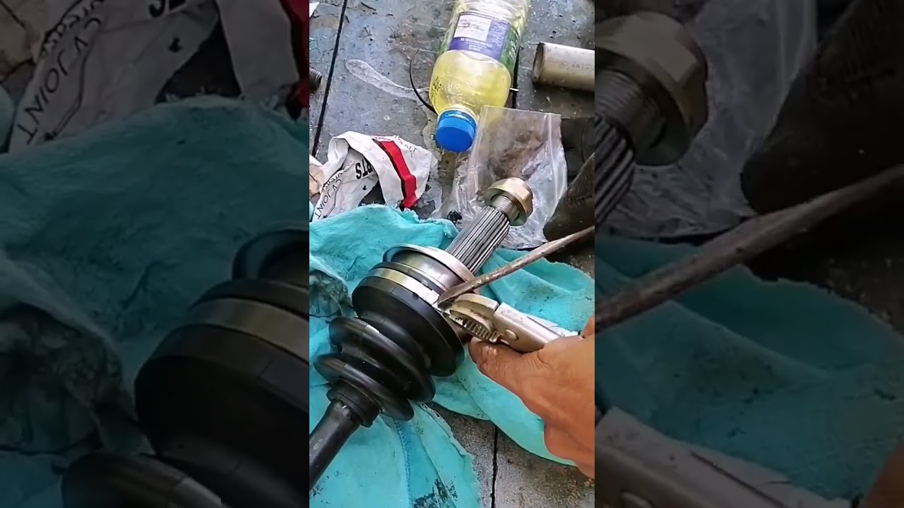 New CV Joint Replacement #cv #easymethod #homegarage
