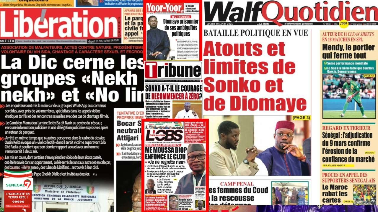 🛑Revue de Presse (Wolof) Sénégal7 du Mardi 10Mars 2026 avec Abdou Leye Ndiaye…