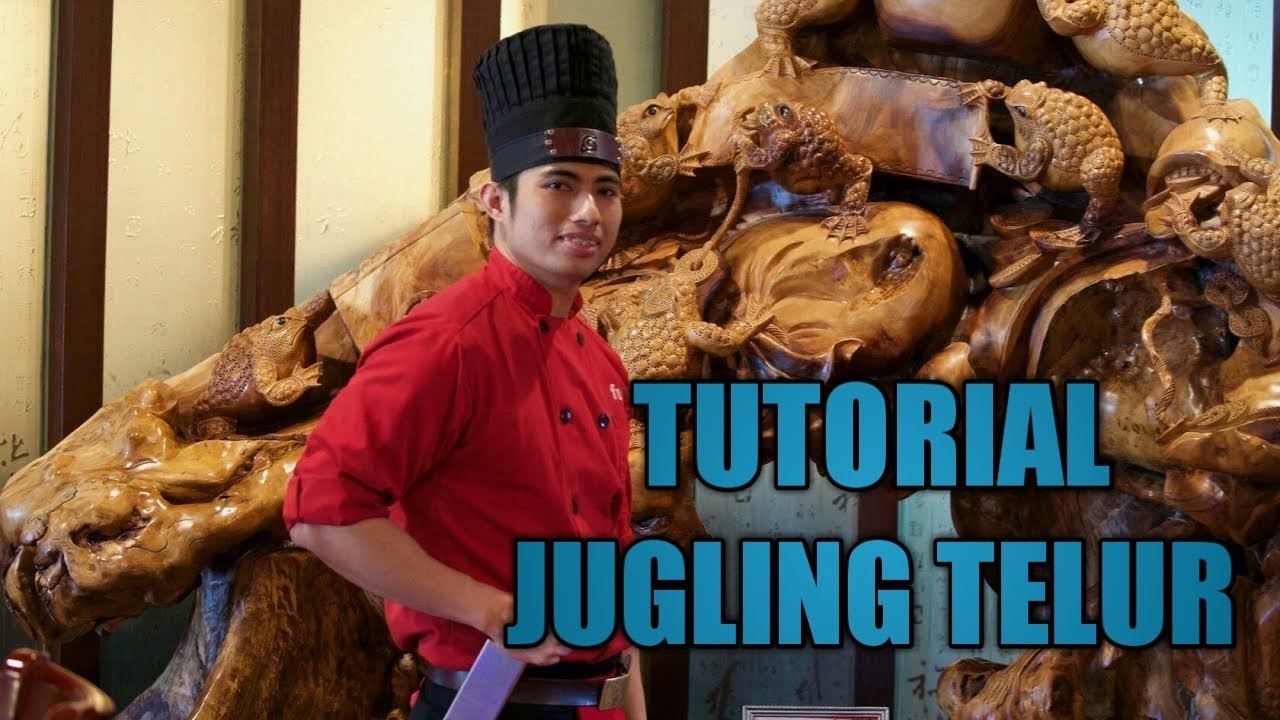 tutorial kungfu chef BELAJAR JUGLING TELUR MENTAH-HABACHI TEPPANYAKI SHOW #2