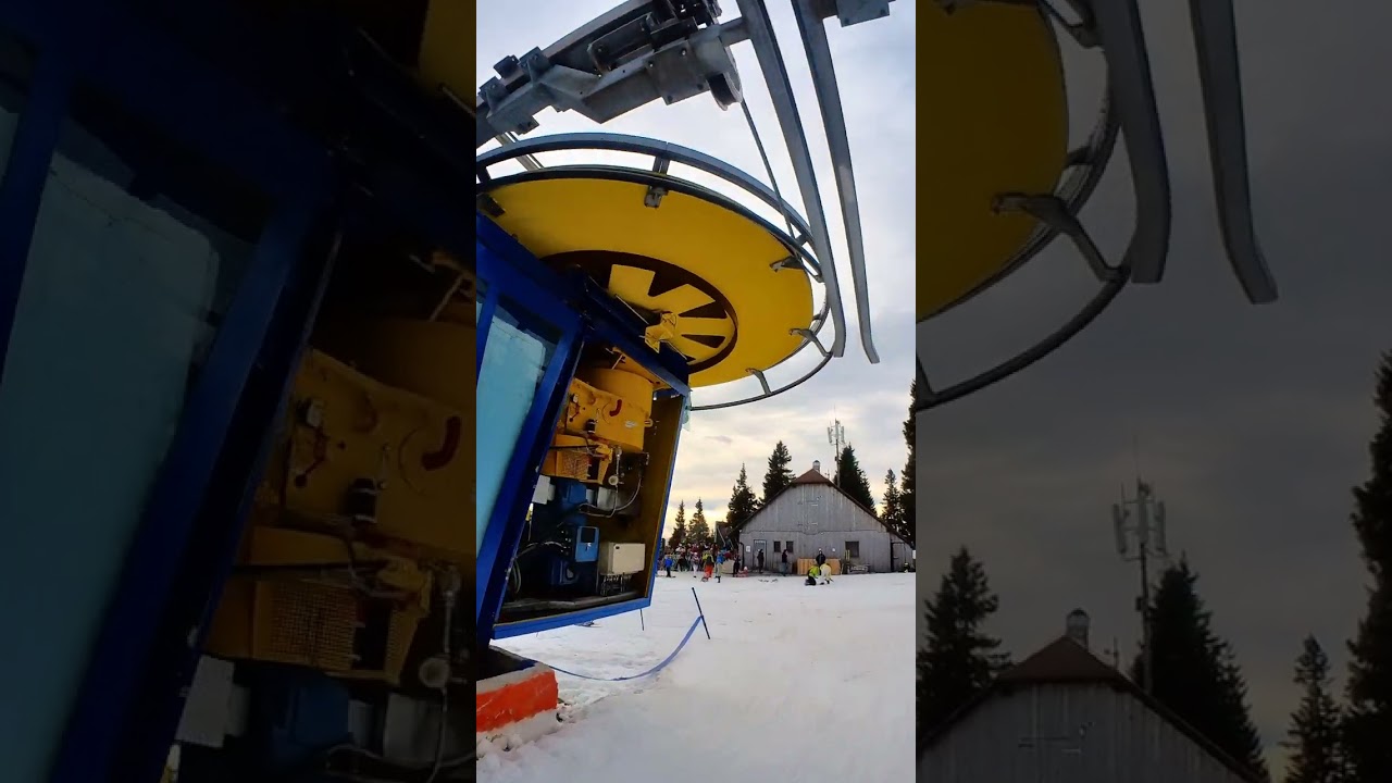 POV Sowboarding Starting Directly From the Chairlift #rogla #slovenia