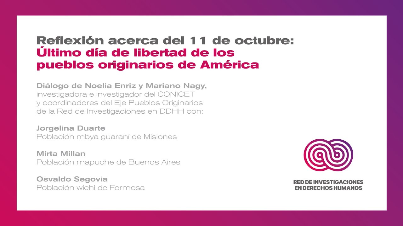 Reflexión acerca del 11 Octubre: 