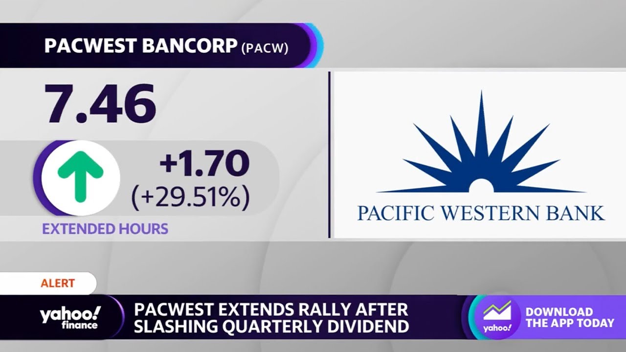 PacWest Bancorp stock rises, leads regional bank rally