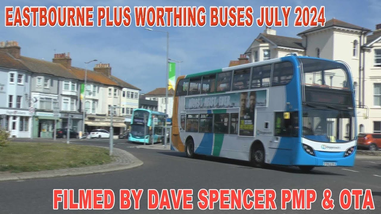 EASTBOURNE WITH WORTHING BUSES JULY 2024