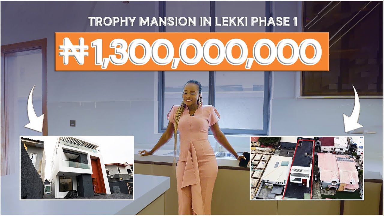 Inside a Stunning ₦1.3B Trophy Home in Lekki Phase 1, Lagos – Cinema, Pool & Smart Features