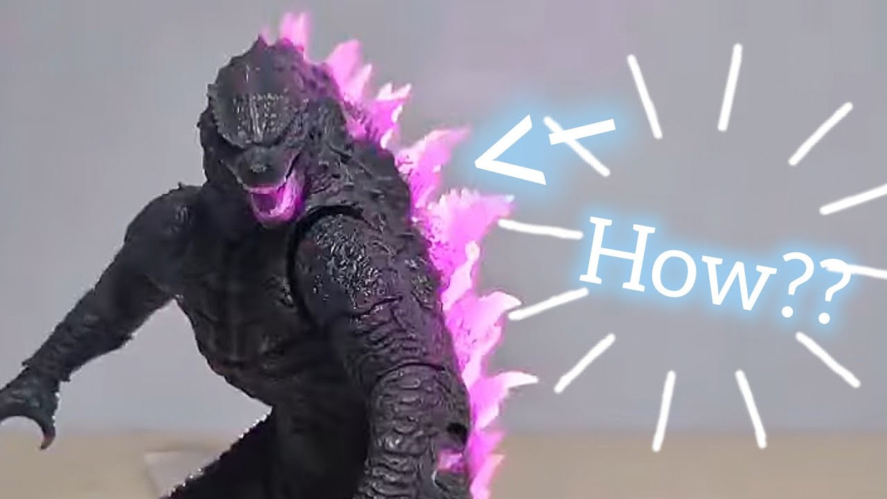 godzilla heat ray stop motion Tutorial