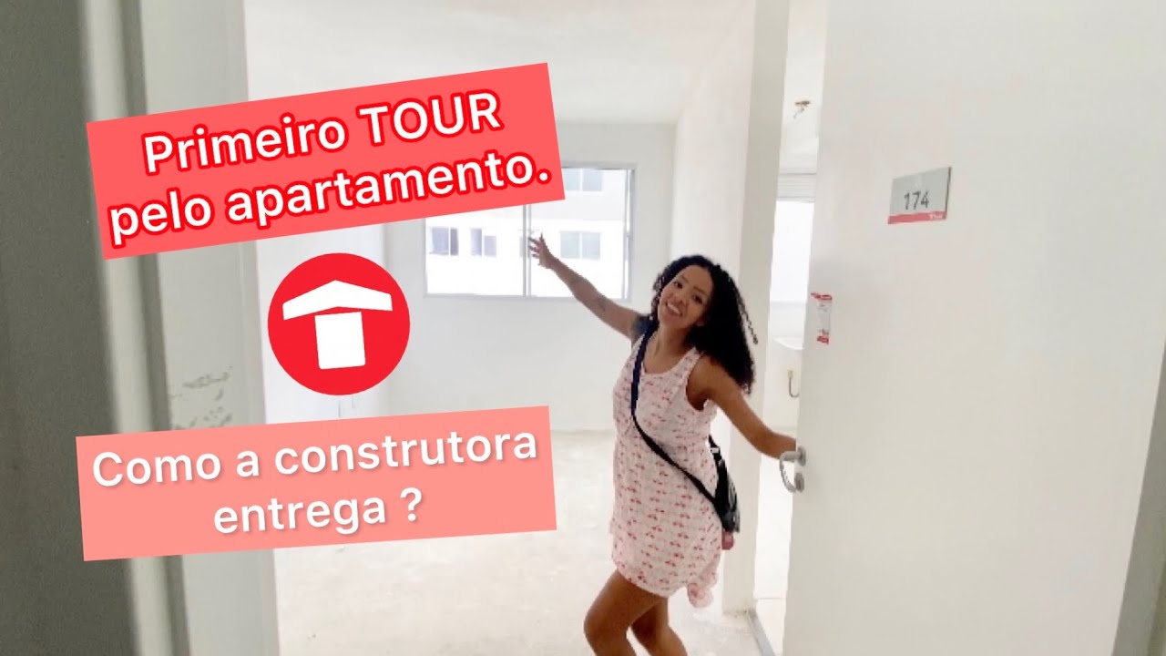 TOUR PELO APARTAMENTO TENDA  44m2 CORREDOR (Como eles entregam) 😱❤️ #tenda #construtoratenda