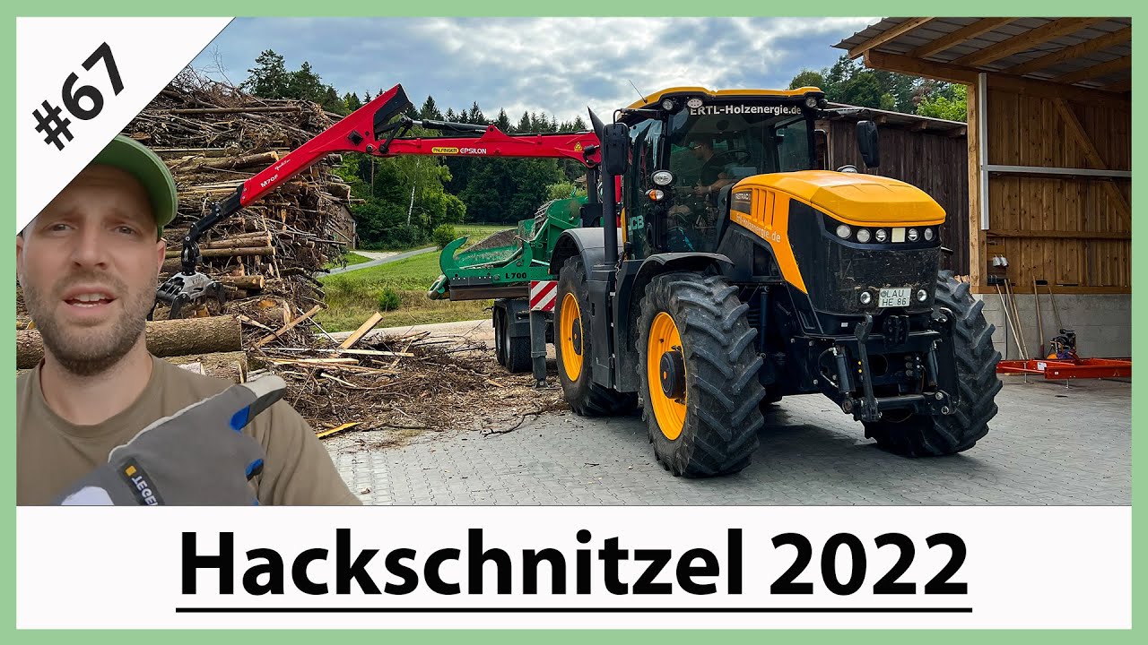 VLOG#67: Hackschnitzel mit JCB 8330 Fastrac + Jenz HEM583