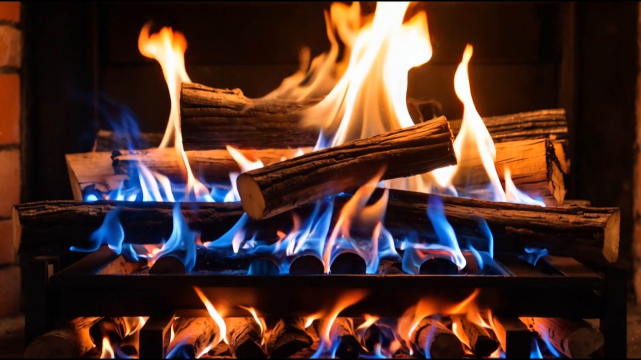 Cozy Crackling Fireplace 4K 🔥 Relaxing Fire Sounds for Sleep & Peaceful Nights