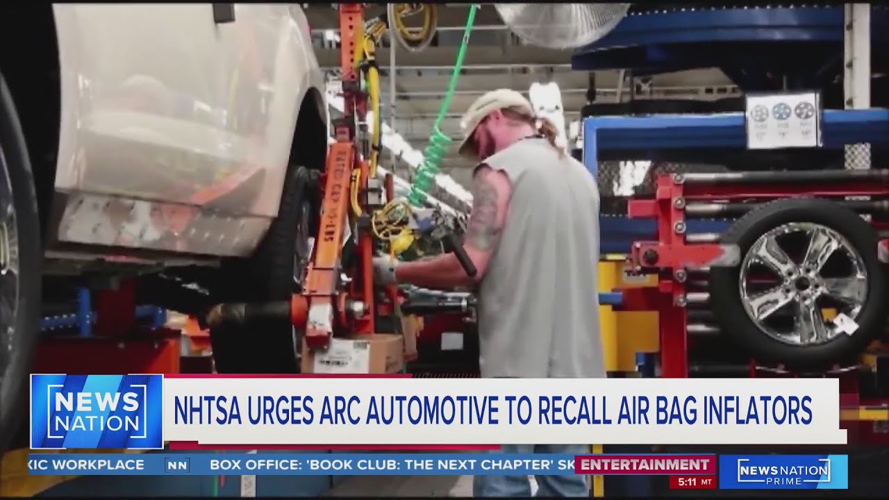Auto safety agency urges recall air bag inflators | NewsNation Prime