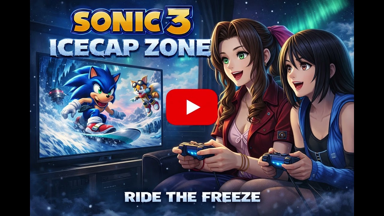 SONIC 3 — ICECAP ZONE — RIDE THE FREEZE