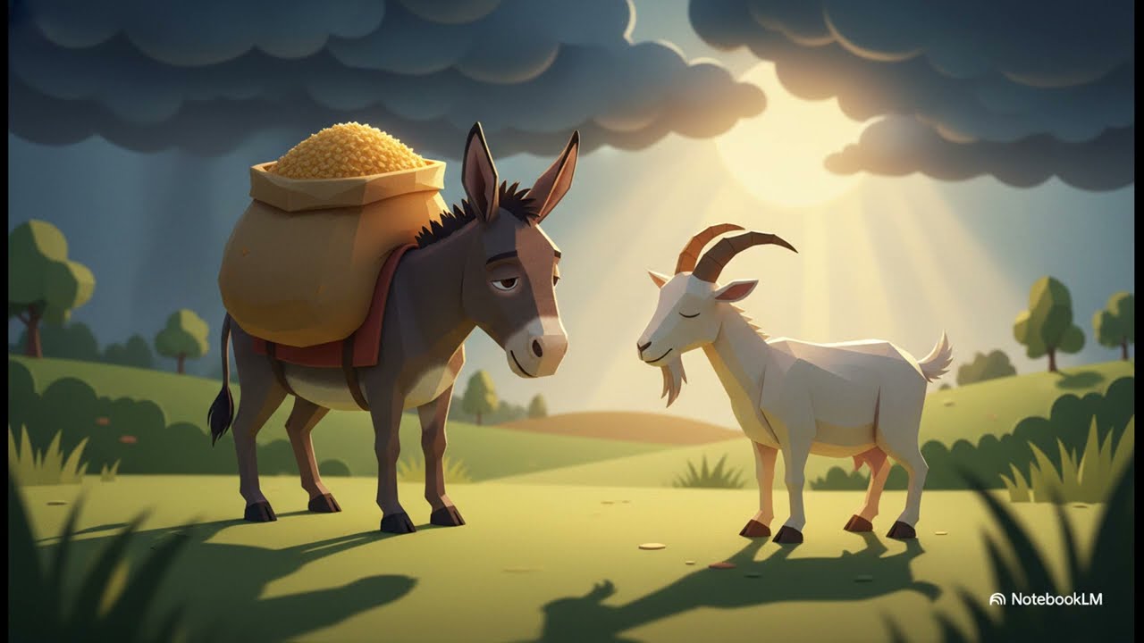 The Lazy Donkey & Clever Goat