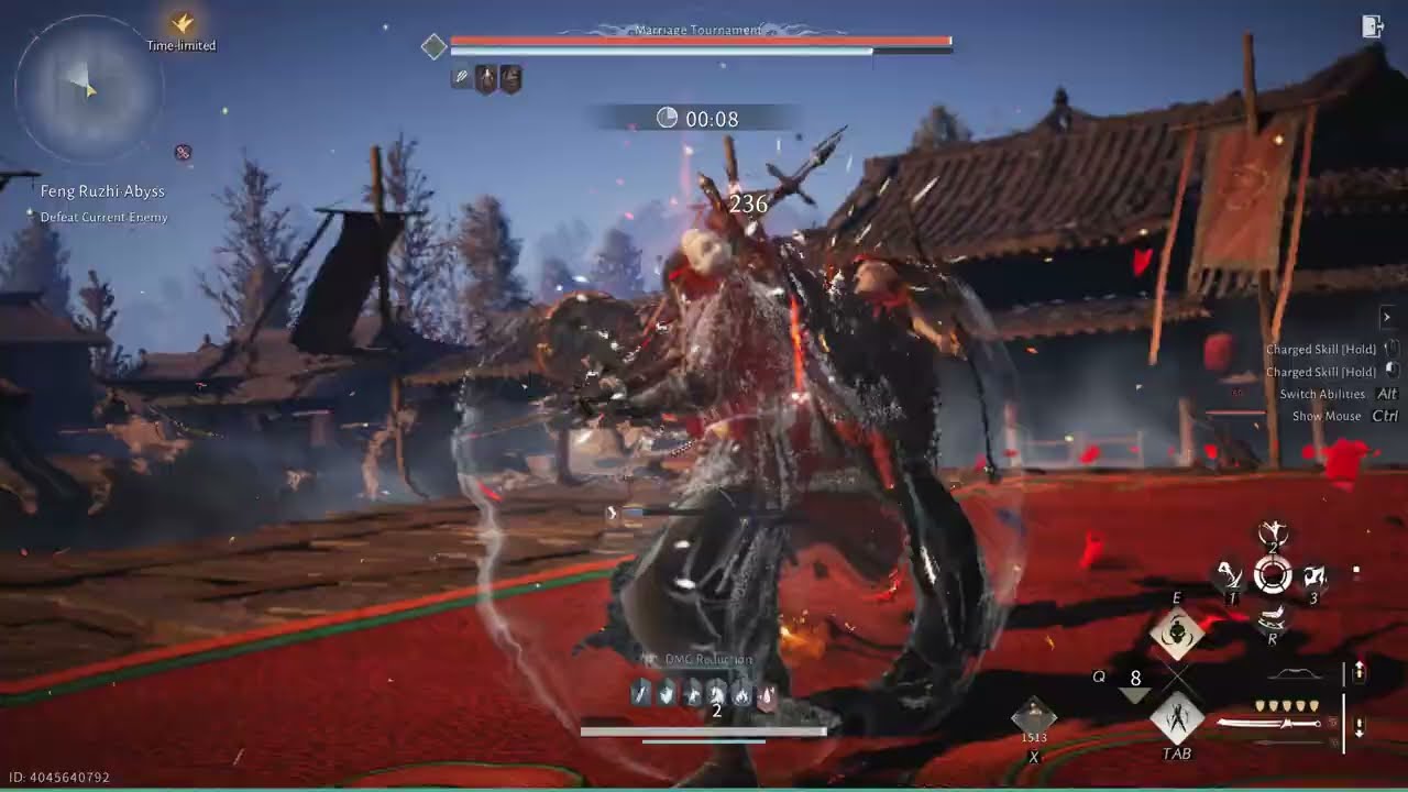 [Where Winds Meet] Feng Ruzhi | No Damage | Tank Build | Abyss Trial