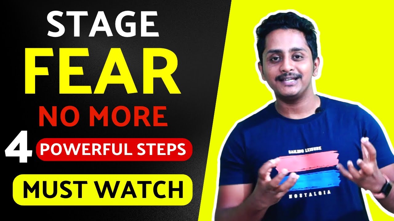 Stage Fear No More - 4 Powerful Steps How to Overcome Stage Fear | Skills Academy of English