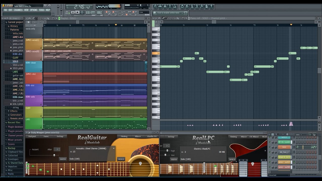Metallica - Fade to Black (FL Studio Cover)