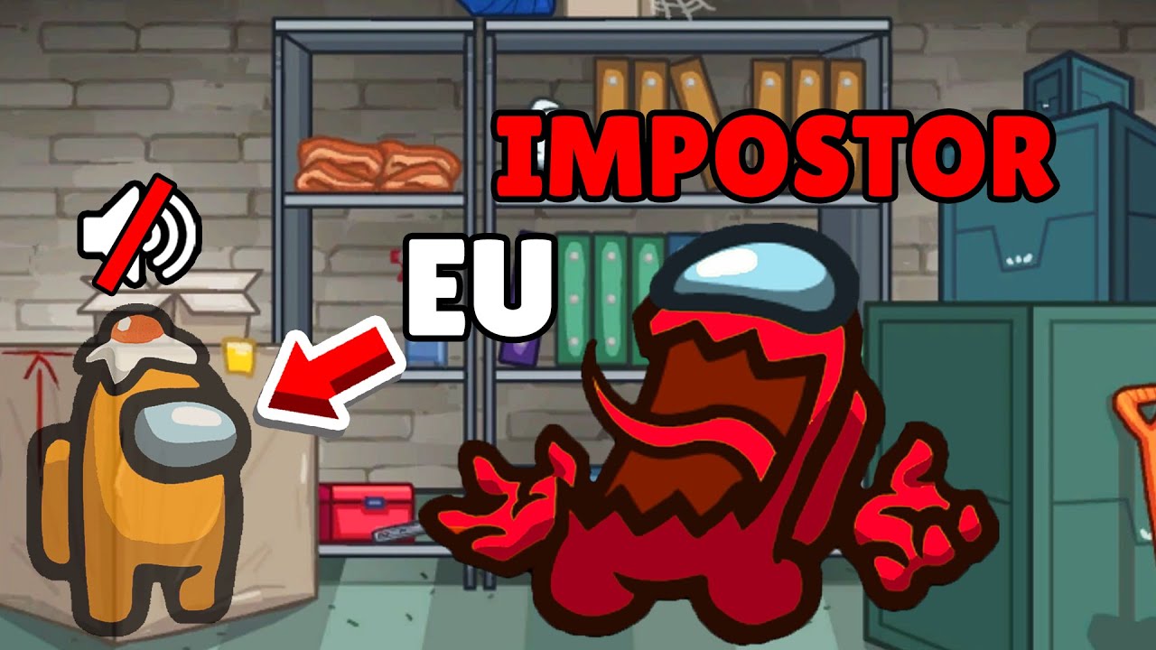 IMPOSTORUL A VENIT FIX LANGA MINE SI NU M-A VAZUT! AMONG US HIDE AND SEEK 👀
