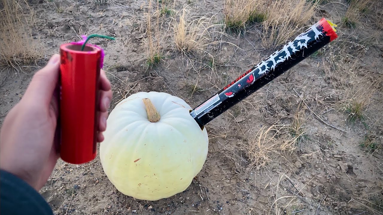 FIREWORK PUMPKINS - Happy Pyroween!