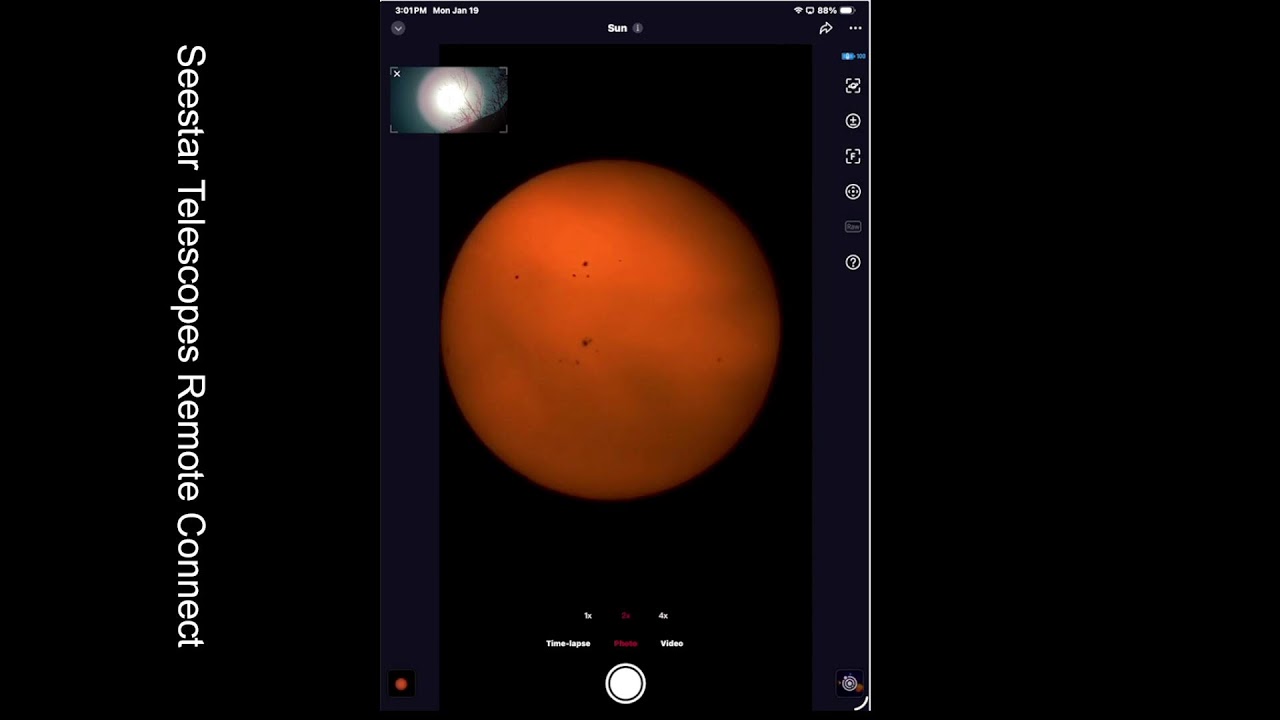 Imaging Sunspot Region AR4341 — Seestar S50 & S30, Columbia, MO | Jan. 20, 2026
