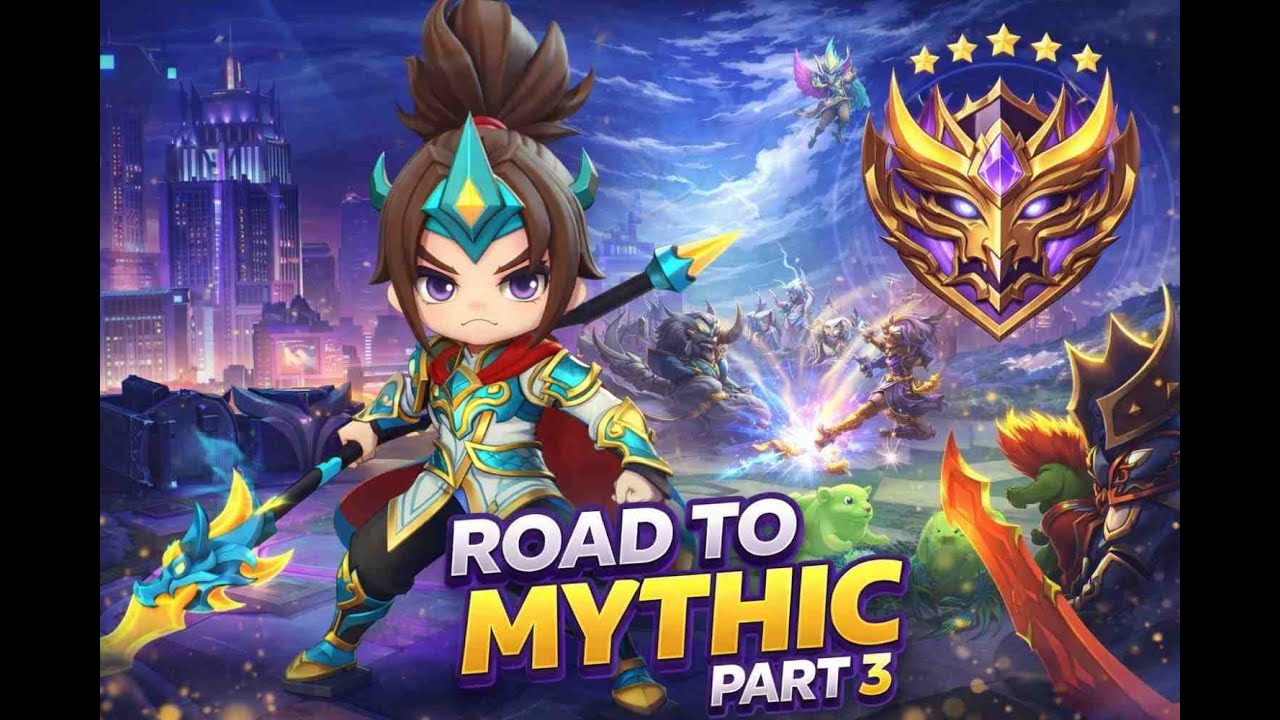 ROAD TO MYTHIC! 🔥 Push Rank Magic Chess Sampai Mythic! Part 3