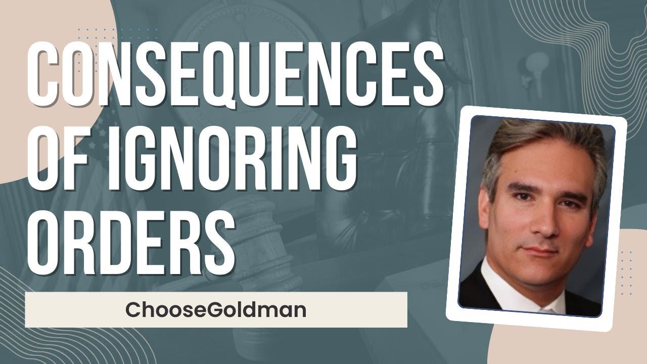 What Happens When Parents Ignore Court Orders?